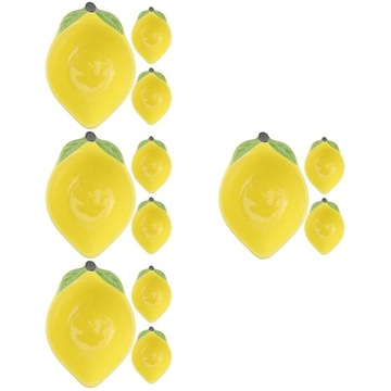 Ceramiczne Naczynie Miski Do Lodów Cytryna 12 Szt