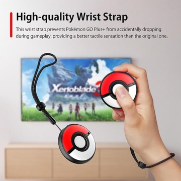 ЗАЩИТА СИЛИКОНОВОЙ ОБОЛОЧКИ + ВЕРЕВКА ДЛЯ POKÉMON GO PLUS +