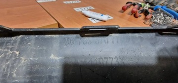 DOPLNĚNÍ LIŠTA NÁRAZNÍK ZADNÍ SPOILER PEUGEOT 208 I 9676507077 ORIGINÁLNÍ