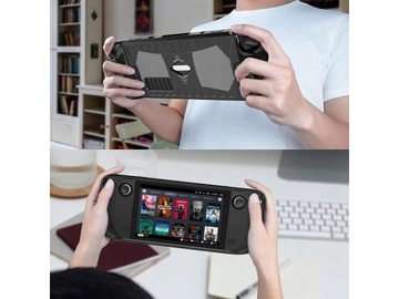 Чехол-чехол для Steam Deck с ЗАКАЛЕННЫМ СТЕКЛОМ