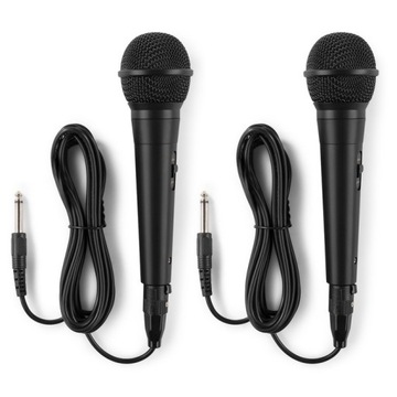 Głośnik bluetooth karaoke 2x mikrofon efekt LED