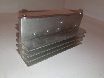 Radiator aluminiowy 126x40x61mm