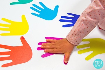 NAKLEJKI NA PODŁOGĘ ŚCIEŻKA RUCHU RĄCZKI STÓPKI