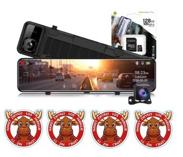 T12CM Wideorejestrator z matrycą SONY IMX307 2K + FullHD 128