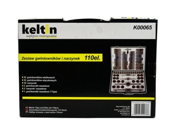 Набор метчиков и плашек 110 шт. К00065