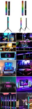 TAŚMA LED ŚWIATŁO RGB SENSORYCZNE RYTMICZNE 3D