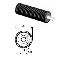 UPONOR POJEDYŃCZA RURA PREIZOLOWANA 25x2,3 /90