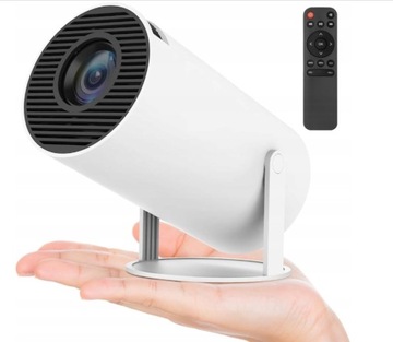 ПРОЕКТОР ANDROID TV WIFI FULL HD ПОРТАТИВНЫЙ УМНЫЙ ВРАЩАЮЩИЙСЯ ДИНАМИК