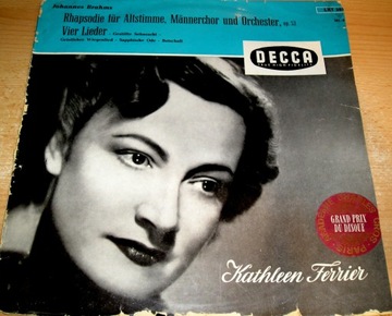 KATHLEEN FERRIER BRAHMS Rhapsodie fur Altstimme