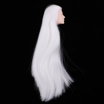 1/6 нормальный тон кожи, белые волосы, скульптура для мужчин