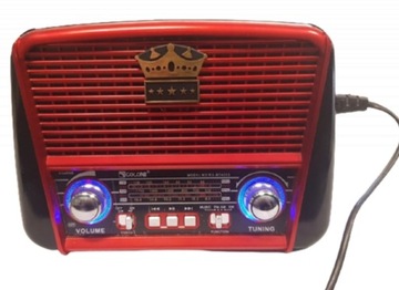 ПОРТАТИВНОЕ РЕТРО АККУМУЛЯТОР СОЛНЕЧНОЙ РАДИО BLUETOOTH СОЛНЕЧНАЯ КУХНЯ USB FM SD