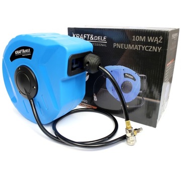 ПНЕВМАТИЧЕСКИЙ ШЛАНГ, НАКАТАННЫЙ НА КАТУШКЕ, ПВХ, 10 м.