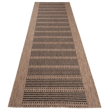 Chodnik Sznurkowy FLOORLUX 20001 / 20307 Coffee Black szer. 100 cm