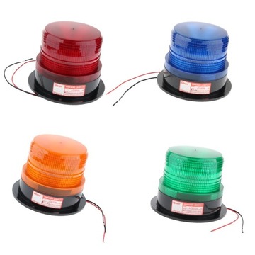 Sygnalizator awaryjny LED Lampa błyskowa stroboskopowa lampka ostrzegawcza Bursztyn 12V Pomarańczowy