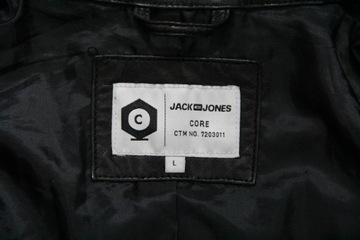 Jack & Jones Jcotim Leather Jacket _ skórzana kurtka _ skóra naturalna _ L