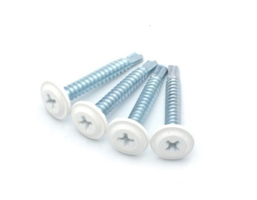 Blachowkręty 4.2x32 RAL 9010 białe 50 szt