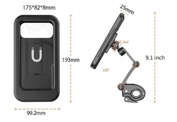 Водонепроницаемый ВЕЛОСИПЕДНЫЙ ДЕРЖАТЕЛЬ ДЛЯ МОТОЦИКЛА ДЛЯ ТЕЛЕФОНА