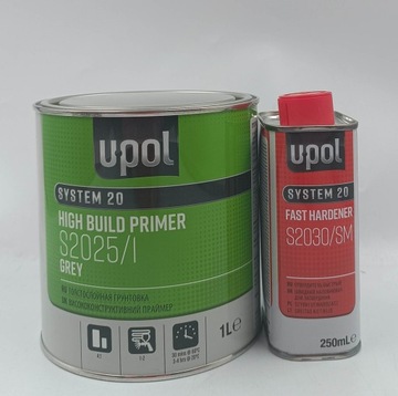 Zestaw Podkład U-Pol S2025/I +utw. 1,5L CZARNY