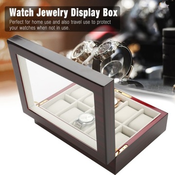 Ящик для хранения часов с 10 сетками, органайзер для ключей 0 В