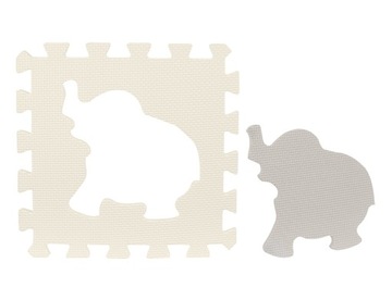 Пазл из пенопласта, коврик-пазл с животными 4x4