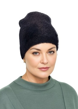 ШАПКА WŁOCHACZ ЖЕНСКАЯ МОЛОДЕЖНАЯ, черная