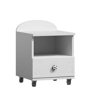 szafka nocna biała TEAM N40 kontenerek dla dziecka 40x40 w.63,5