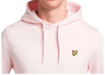 BLUZA MĘSKA Lyle Scott Sweter Pullover Hoodie ML416VOG-Z865 RÓŻOWY r. M