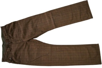 PEPE JEANS GRUBER W33 L32 PAS 90 spodnie męskie w kratę jak nowe
