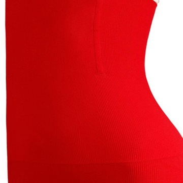 Bielizna modelująca dla kobiet Majtki kompresyjne z wysokim stanem Talia XL 2XL Czerwone