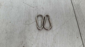 2x Karabińczyk do lin GARSIDURO 4x40mm ocynkowany