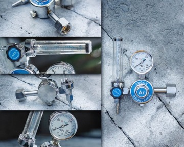 ARGON MIG TiG AQUARIUM Редуктор CO2 с ротаметром