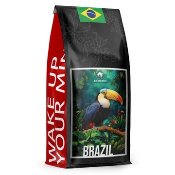 Kawa ziarnista Arabica Blue Orca Coffee Brazylia 1000 g Świeżo Palona