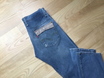 Modne damskie jeansy Levi's - 29/32 - pas: 80 !