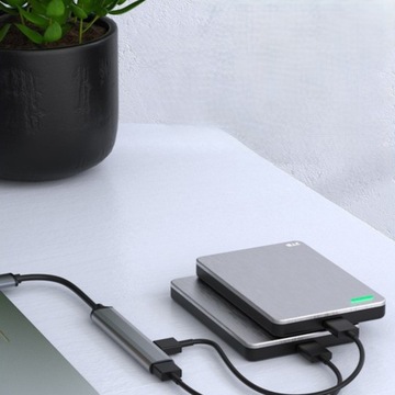 Адаптер-транстертор применить USB-C 3.1 OTG 4X USB-A