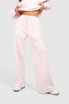 BOOHOO LUŹNE SPODNIE DRES PUDROWY RÓŻ 1G3 NG6__XL