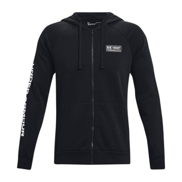 МУЖСКАЯ ХУДИ UNDER ARMOR RIVAL FLEECE CHROMA FZ, ЧЕРНАЯ, XL
