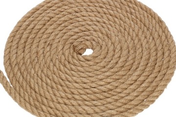 Джутовая декоративная веревка для когтеточки 12мм 30м