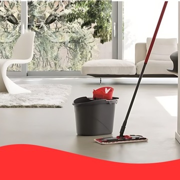 Набор швабр Vileda Ultramax с плоским ведром и соковыжималкой