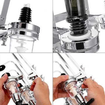 ПРОФЕССИОНАЛЬНЫЙ ДЕРЖАТЕЛЬ И ДИСПЕНСЕР ДЛЯ БУТЫЛОК ДЛЯ БАРА, НАСТЕННЫЙ ДЕРЖАТЕЛЬ, 36 X 35,3 СМ