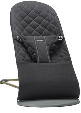 BABYBJORN leżaczek BLISS COTTON Czarny ANTRACYT