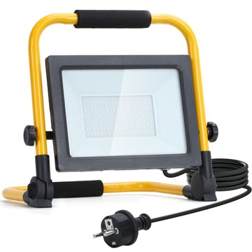 Halogen Naświetlacz LED Przenośny Lampa Aigostar 50W 6500K 4500lm