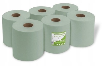 Ręcznik papierowy czyściwo zielony 120m 6szt