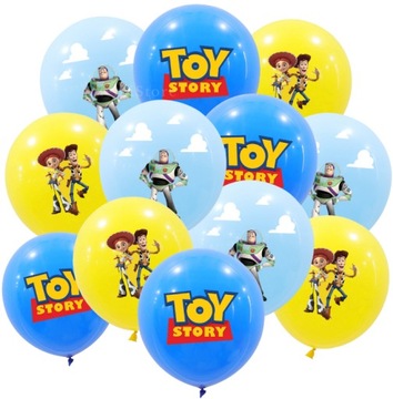 Balony lateksowe TOY STORY Chudy Buzz Astral urodziny zestaw 12 szt.