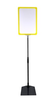 Stojak reklamowy teleskopowy 60cm z ramką A4 CŻ