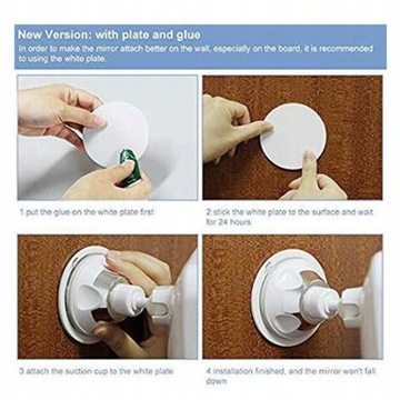 Зеркало для бритья с 10-кратным увеличением.