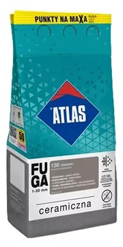 Fuga Ceramiczna 136 Srebrny 5kg Atlas
