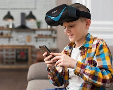 Очки виртуальной реальности VR + наушники с дистанционным управлением