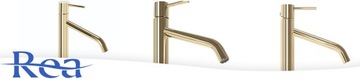 УМЫВАЛЬНИК LEVEL GOLD FAPPER, GOLD HIGH - REA