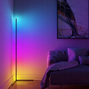 Умный светодиодный угловой светильник RGB для гостиной, спальни, современный торшер