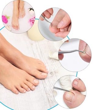 Набор долот Podiatry PROBE для врастания ногтей на ногах, двусторонний, 3 шт.